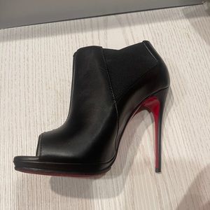 LOUBOUTIN open toe stiletto bootie Excellent condition  SALE!!